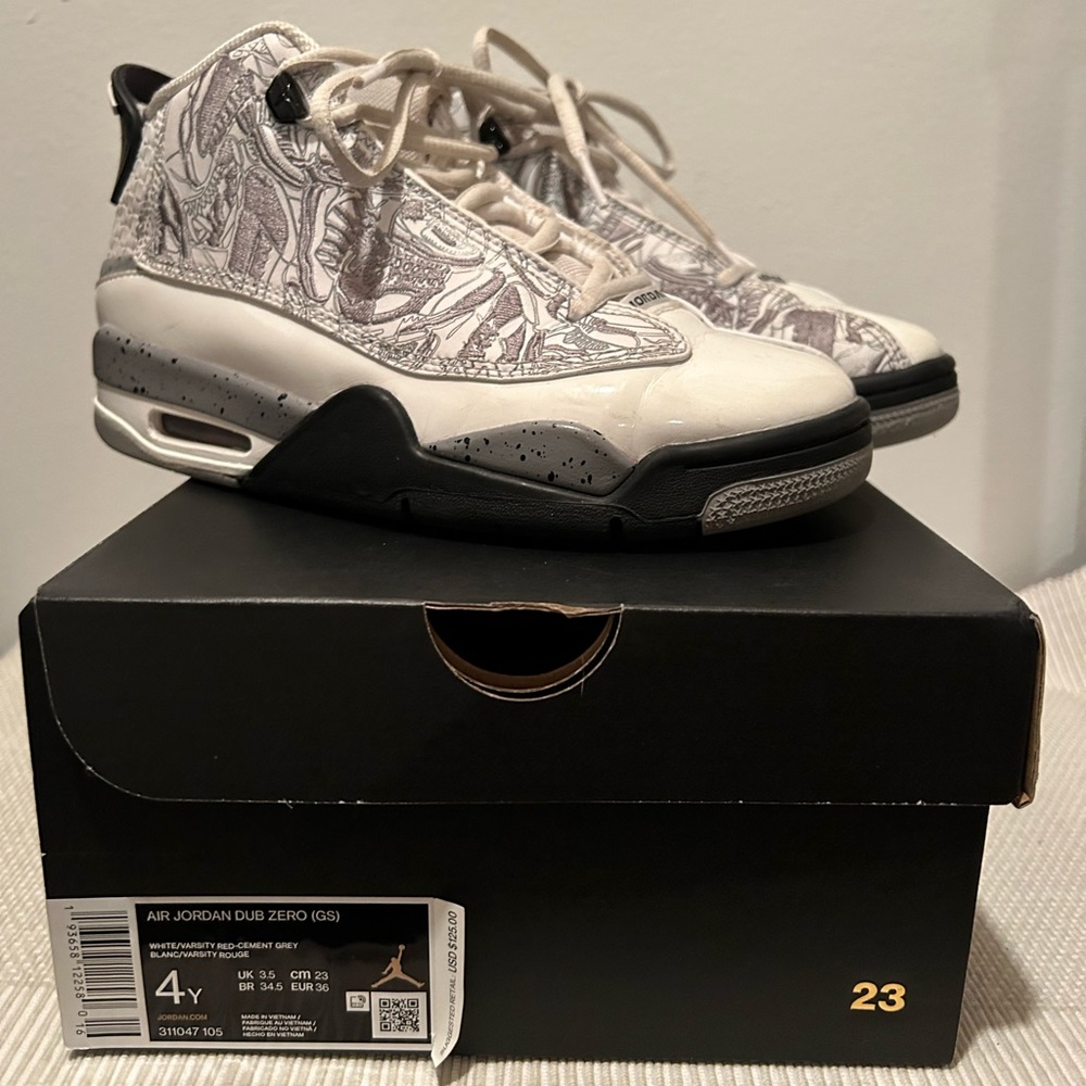 Nike Air Jordan Dub Zero (GS) size 4Y.